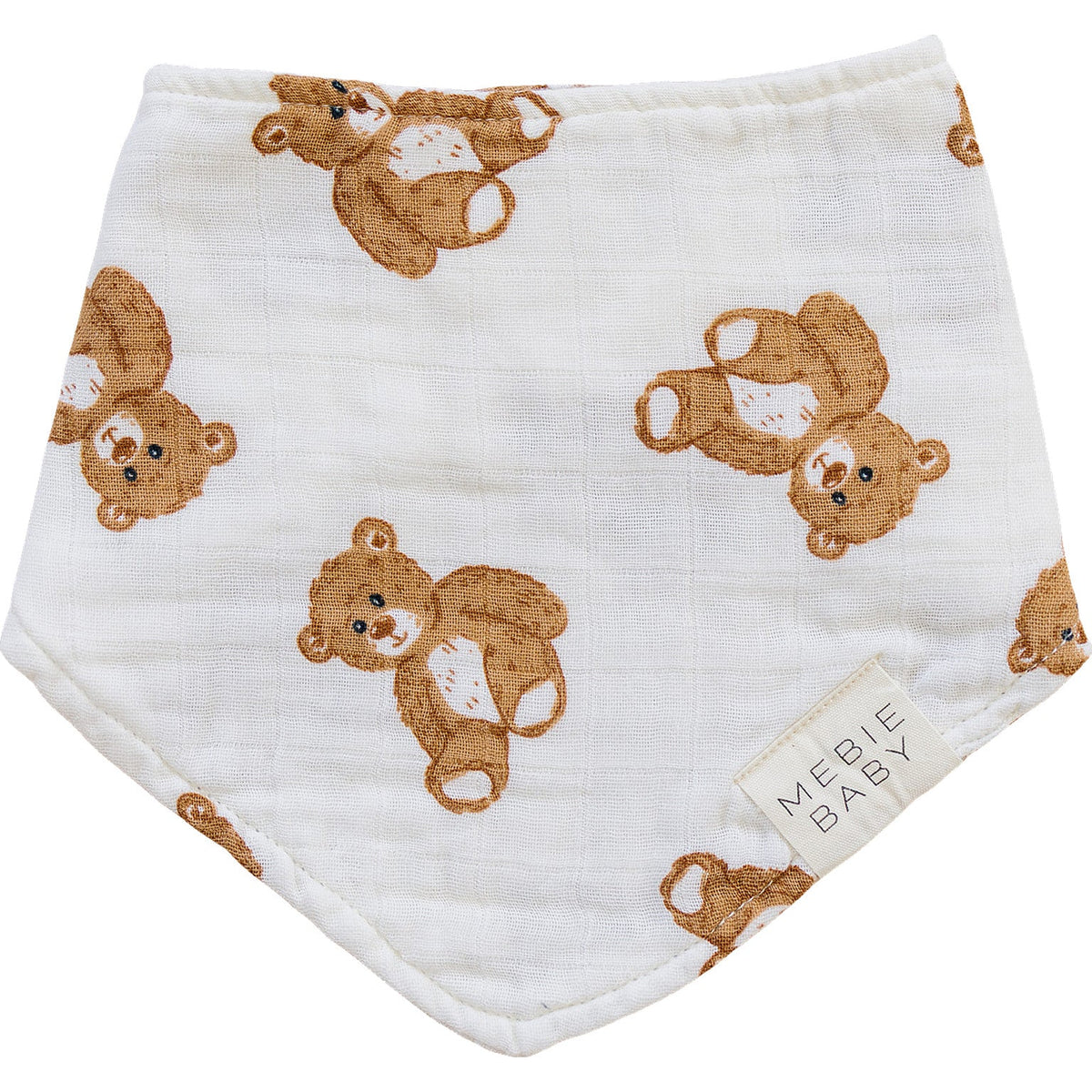 Teddy Bear Classic Muslin Bib